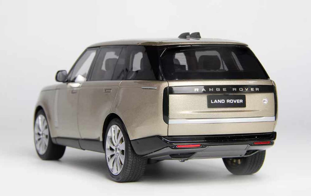 Range Rover Champagane Color 1/18 LCD 2022 Land Rover Range Rover SV (Champagne Gold) Diecast Car M ...