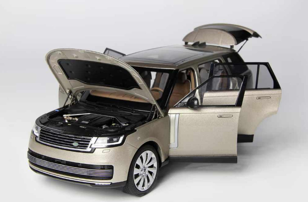 1/18 LCD 2022 Land Rover Range Rover SV (Champagne Gold) Diecast Car Model