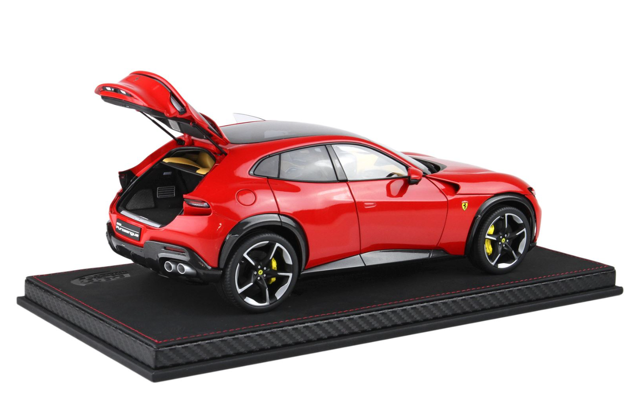 Ferrari Purosangue with Panoramic Roof (Rosso Corsa Red) 1/18