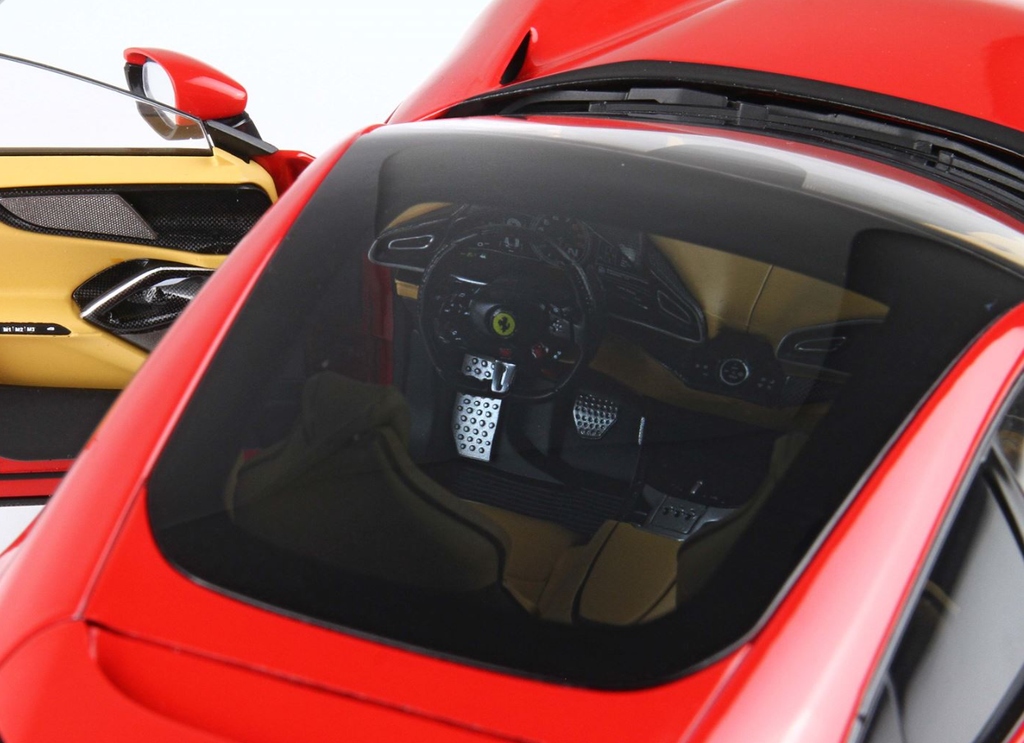 Ferrari Purosangue with Panoramic Roof (Rosso Corsa Red) 1/18