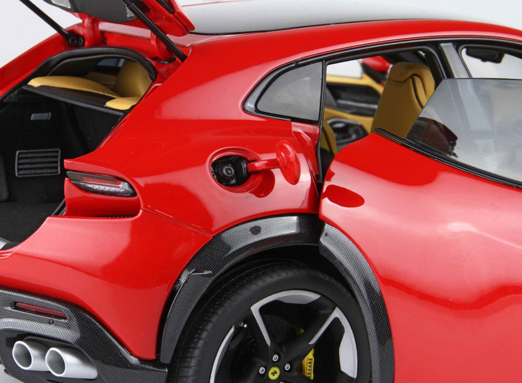 Ferrari Purosangue with Panoramic Roof (Rosso Corsa Red) 1/18