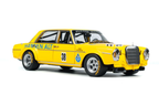 1971 Mercedes-Benz 300SEL 6.8 Hans Heyer "Hannan Alt" #38 (Yellow) Diecast Car Model 1/18 Minichamps