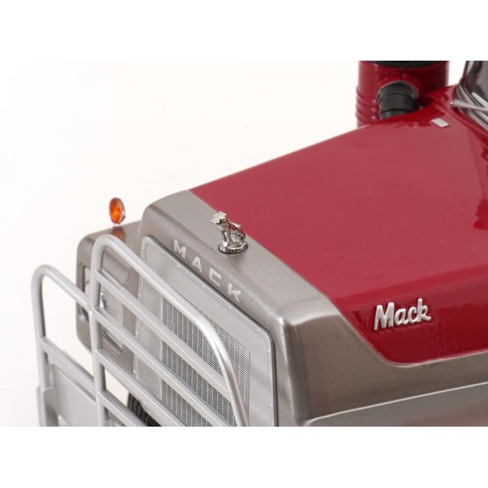 Road Kings RK180173 - 1974 Mack RL 700L 6x4 Prime Mover Red Metallic Silver - Scale 1:18