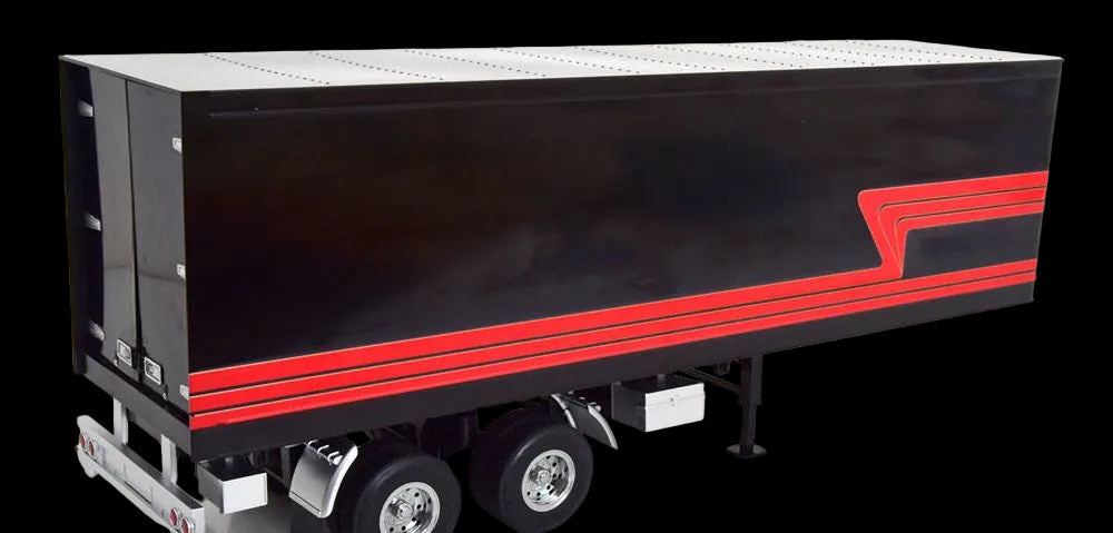 Road Kings Box Semitrailer black red RK180167