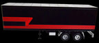 Road Kings Box Semitrailer black red RK180167