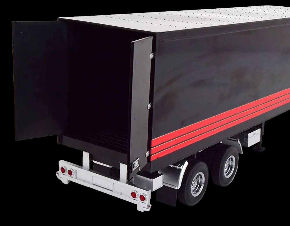 Road Kings Box Semitrailer black red RK180167