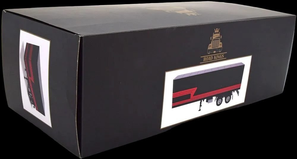 Road Kings Box Semitrailer black red RK180167