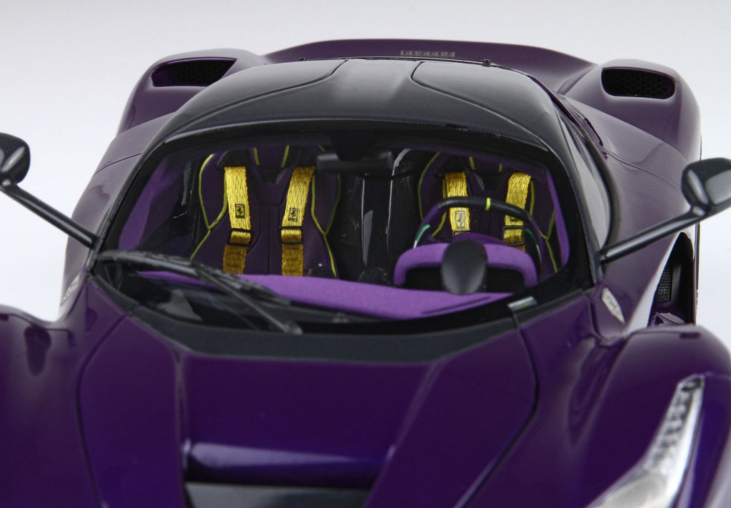 Ferrari LaFerrari 2012 open diecast - SPECIAL PACK Purple Dubai- Viola Vio tailor made