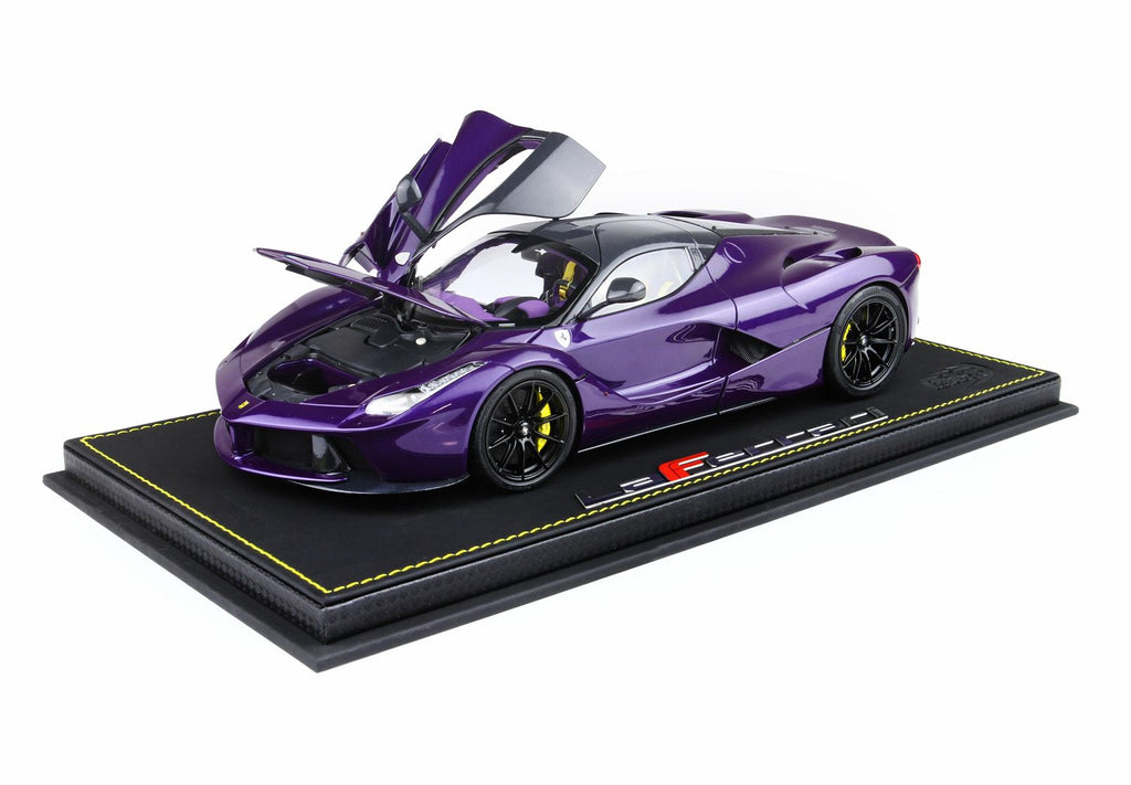 Ferrari LaFerrari 2012 open diecast - SPECIAL PACK Purple Dubai- Viola Vio tailor made