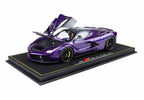 Ferrari LaFerrari 2012 open diecast - SPECIAL PACK Purple Dubai- Viola Vio tailor made