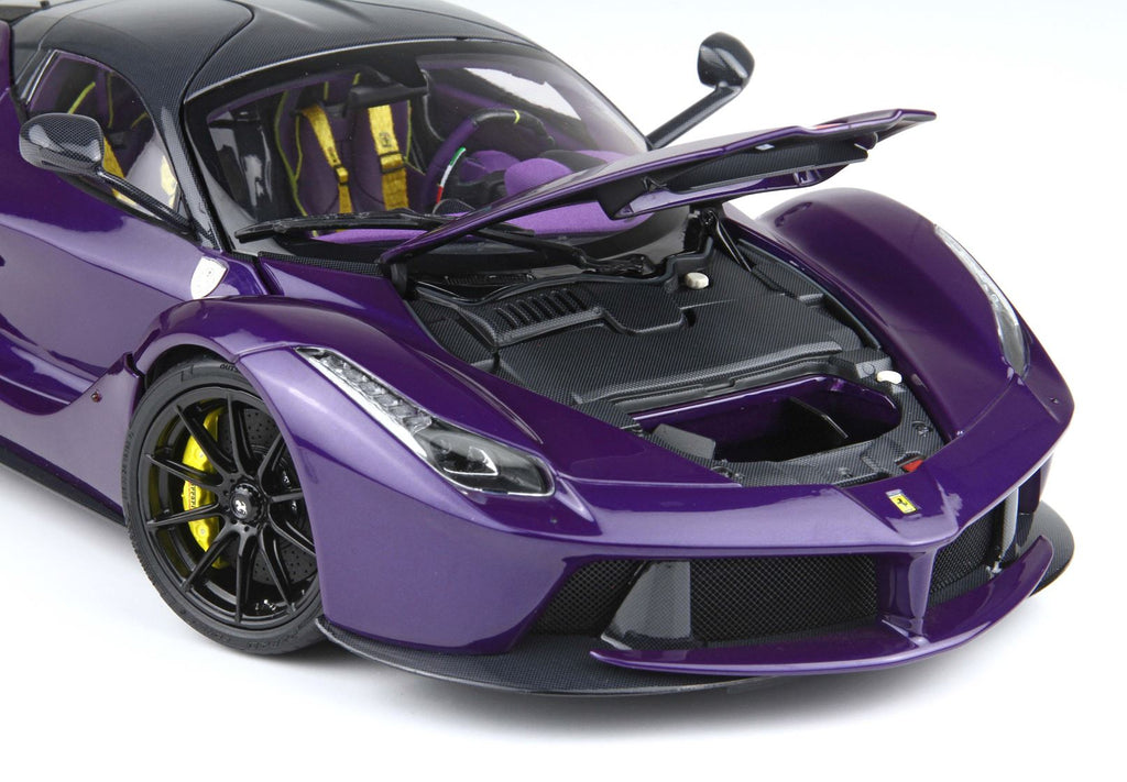 Ferrari LaFerrari 2012 open diecast - SPECIAL PACK Purple Dubai- Viola Vio tailor made