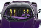Ferrari LaFerrari 2012 open diecast - SPECIAL PACK Purple Dubai- Viola Vio tailor made