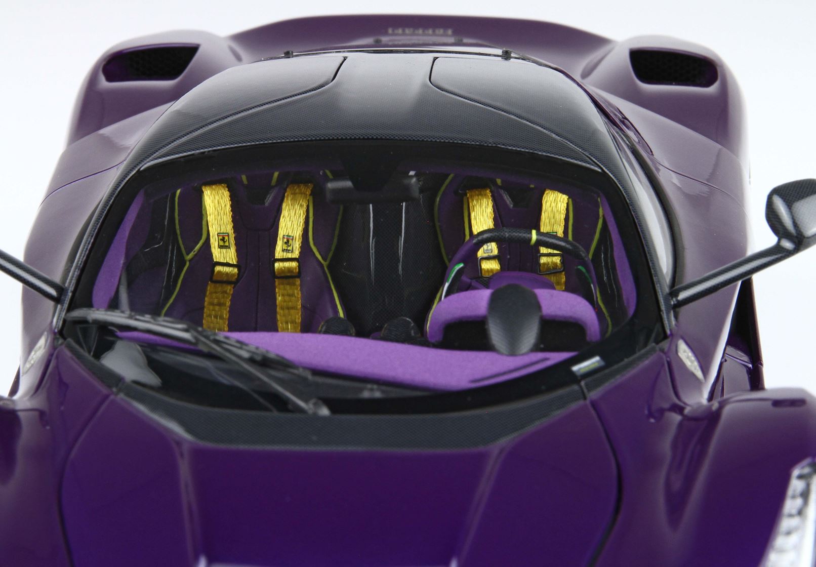 Ferrari LaFerrari 2012 open diecast - SPECIAL PACK Purple Dubai- Viola Vio tailor made