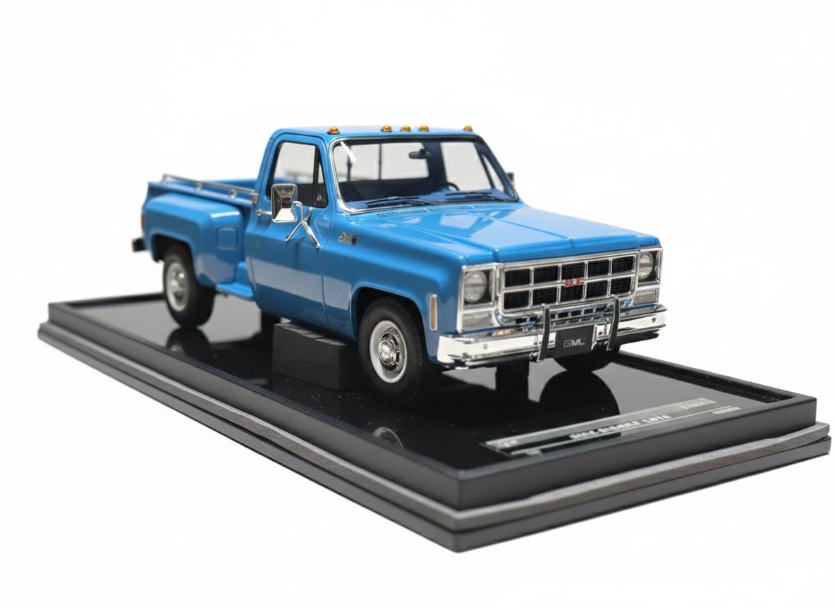 PREORDER GMC Sierra Classic 3500 (1979) - Desert BLUE- Limited 60 pcs 1/18