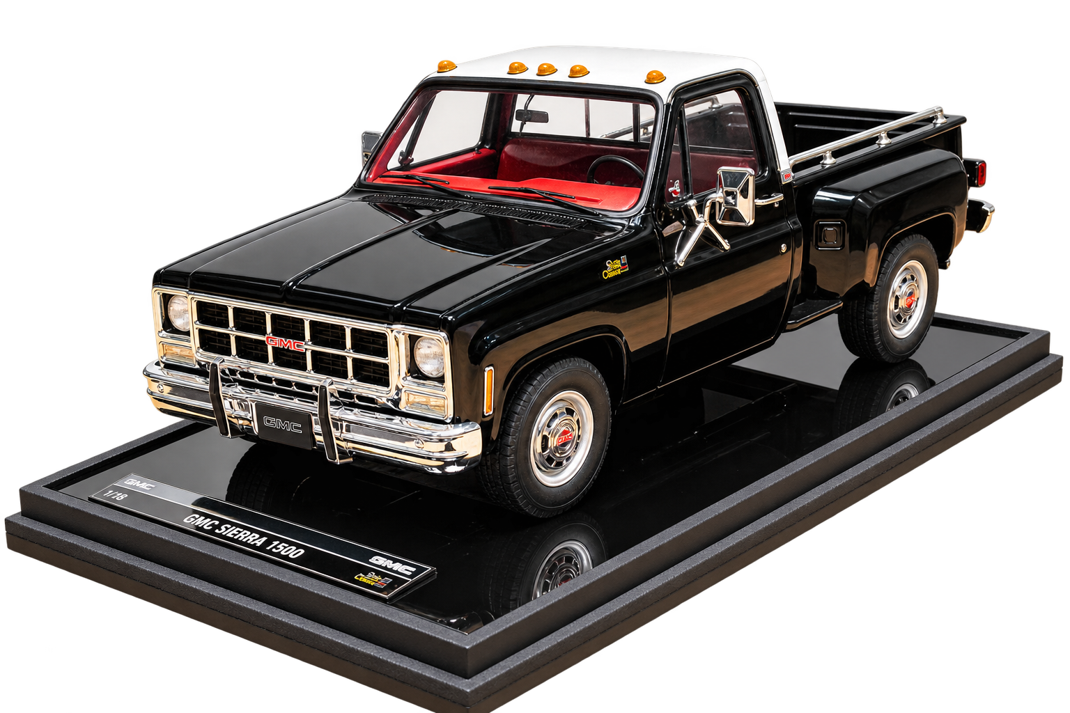 GMC Sierra 1979 Limited Editon Scale 1:18 Black White