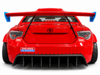 1:18 Gumout 411 Donut Toyota GT86 Super Modificato & Ferrari engine Diecast