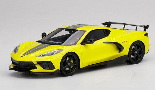 1/18 Top Speed 2020 Chevrolet Corvette C8 Stingray (Accelerate Yellow Metallic) Car Model