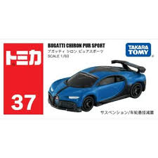 BUGATTI CHIRON PUR SPORT Takara Tomy Tomica 37  1/64