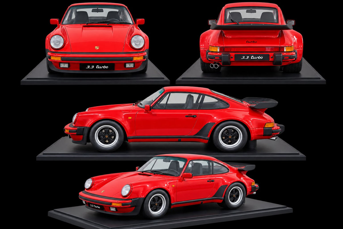 Porsche 911 930 Turbo 3.3 India Red GT Spirit 1:8