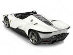 Ferrari Daytona SP3 Icona Spider BBR Models 1/18 P18214B Metallic Matt Italia White with display case