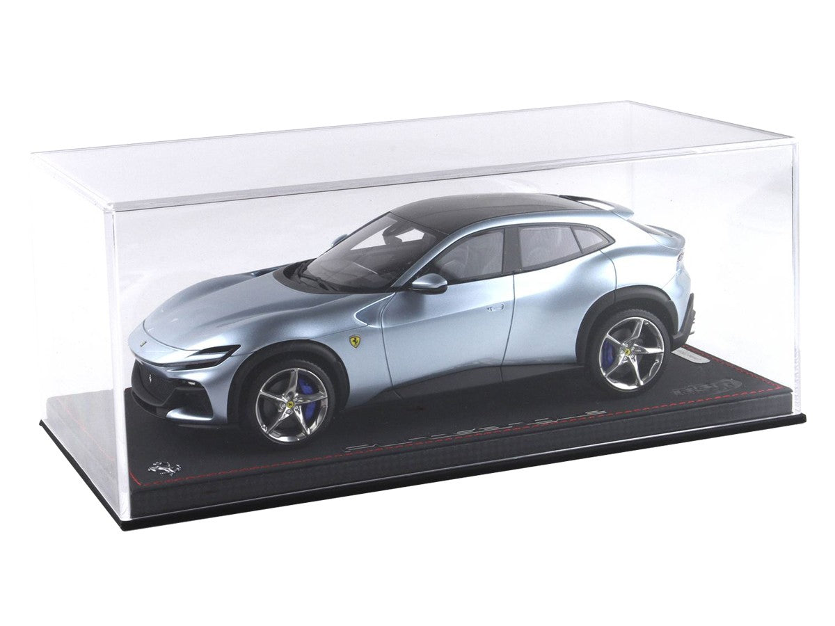 Ferrari Purosangue BBR Models 1/18 P18219F Alloy Grey with display case