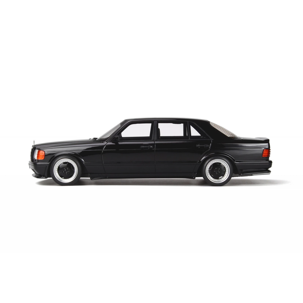 Mercedes-Benz 560 (W126) 6.0 SEL AMG Obsidian Black Metallic 1989 1/18