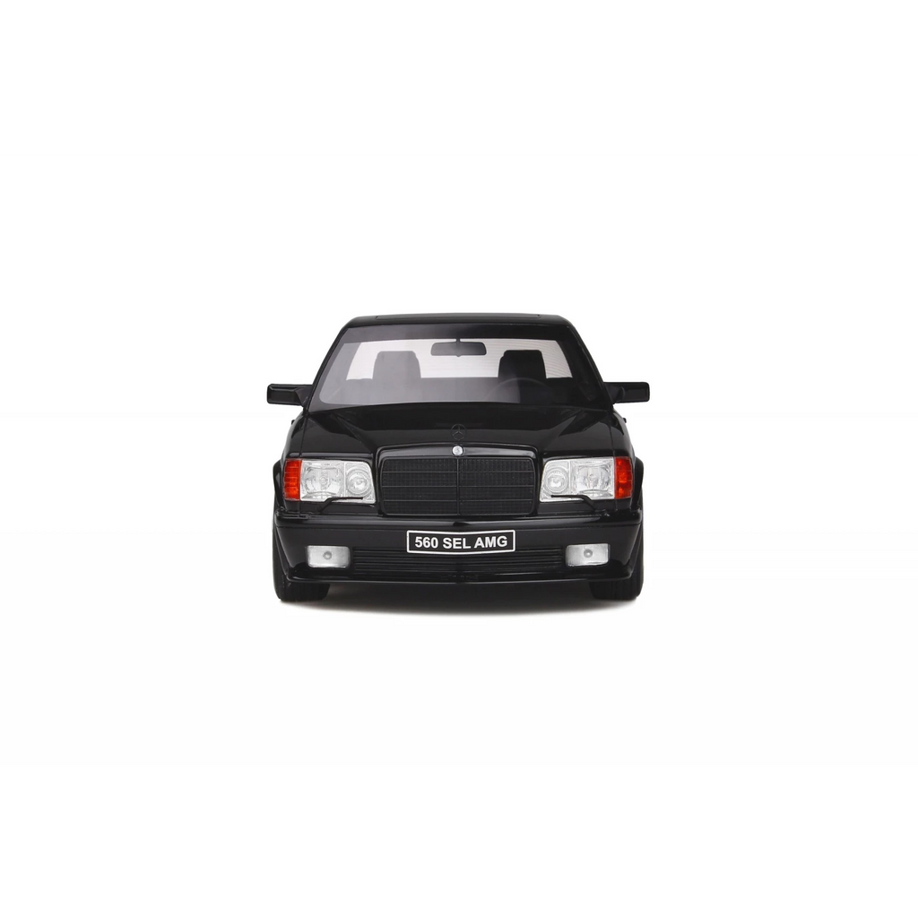Mercedes-Benz 560 (W126) 6.0 SEL AMG Obsidian Black Metallic 1989 1/18
