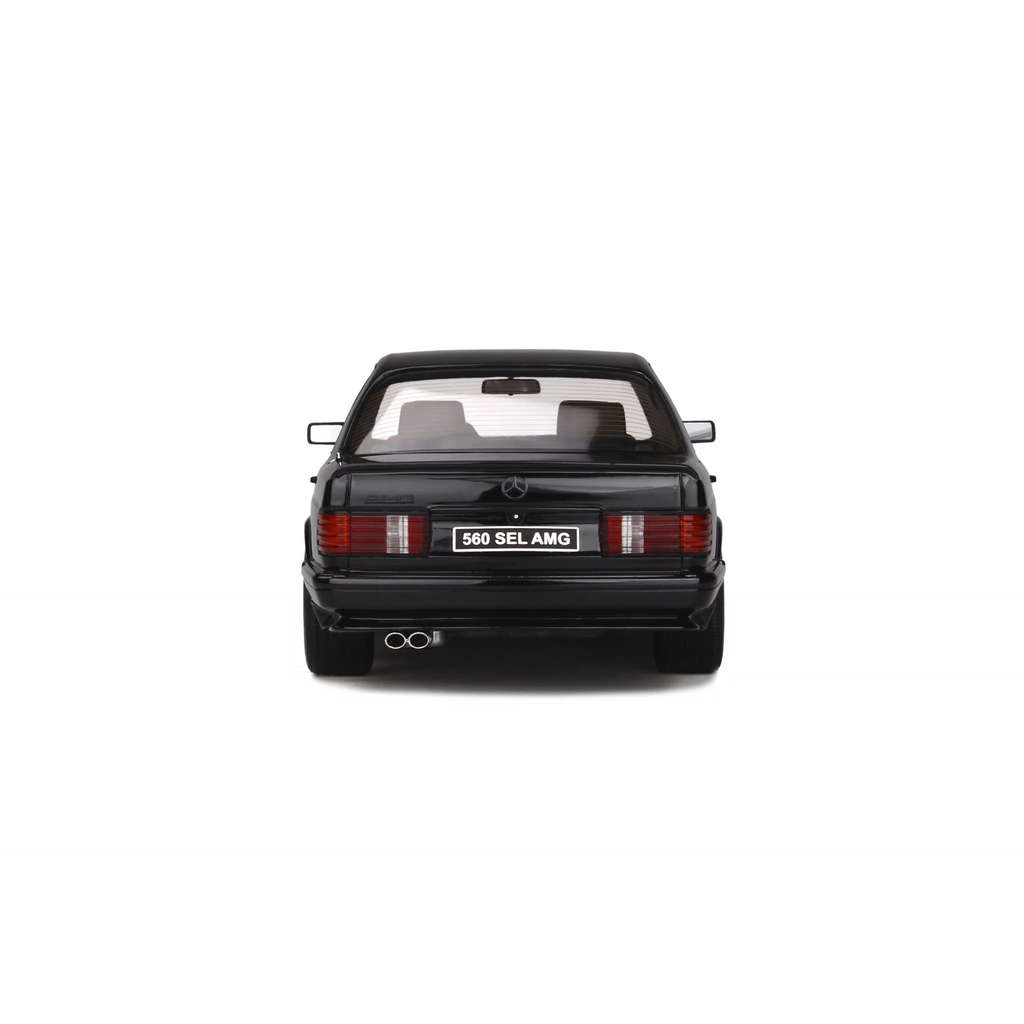 Mercedes-Benz 560 (W126) 6.0 SEL AMG Obsidian Black Metallic 1989 1/18