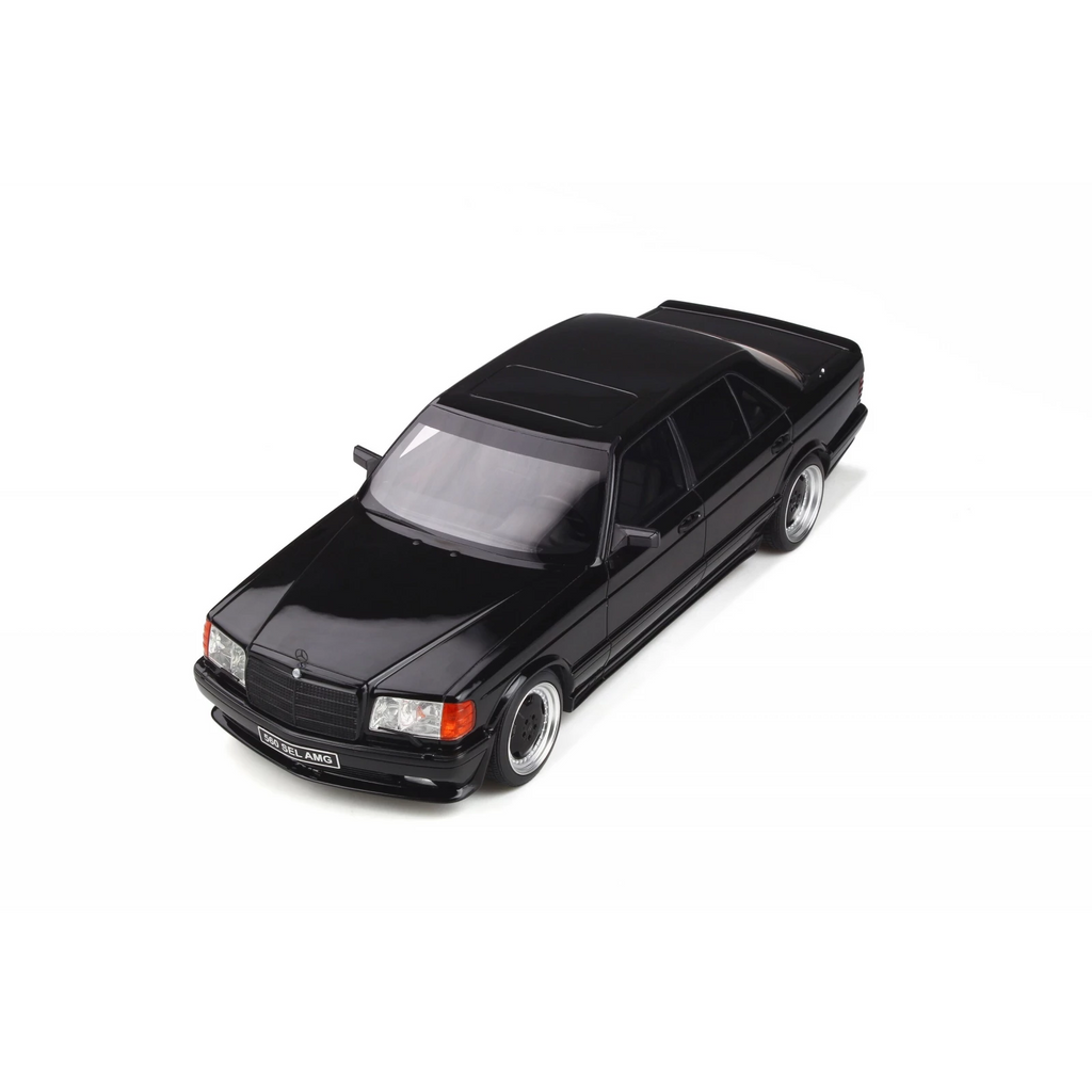 Mercedes-Benz 560 (W126) 6.0 SEL AMG Obsidian Black Metallic 1989 1/18