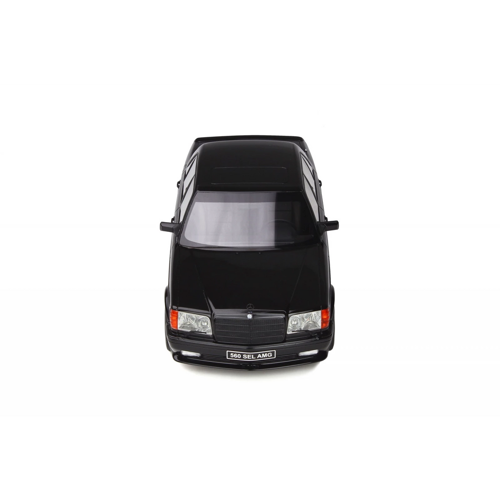 Mercedes-Benz 560 (W126) 6.0 SEL AMG Obsidian Black Metallic 1989 1/18