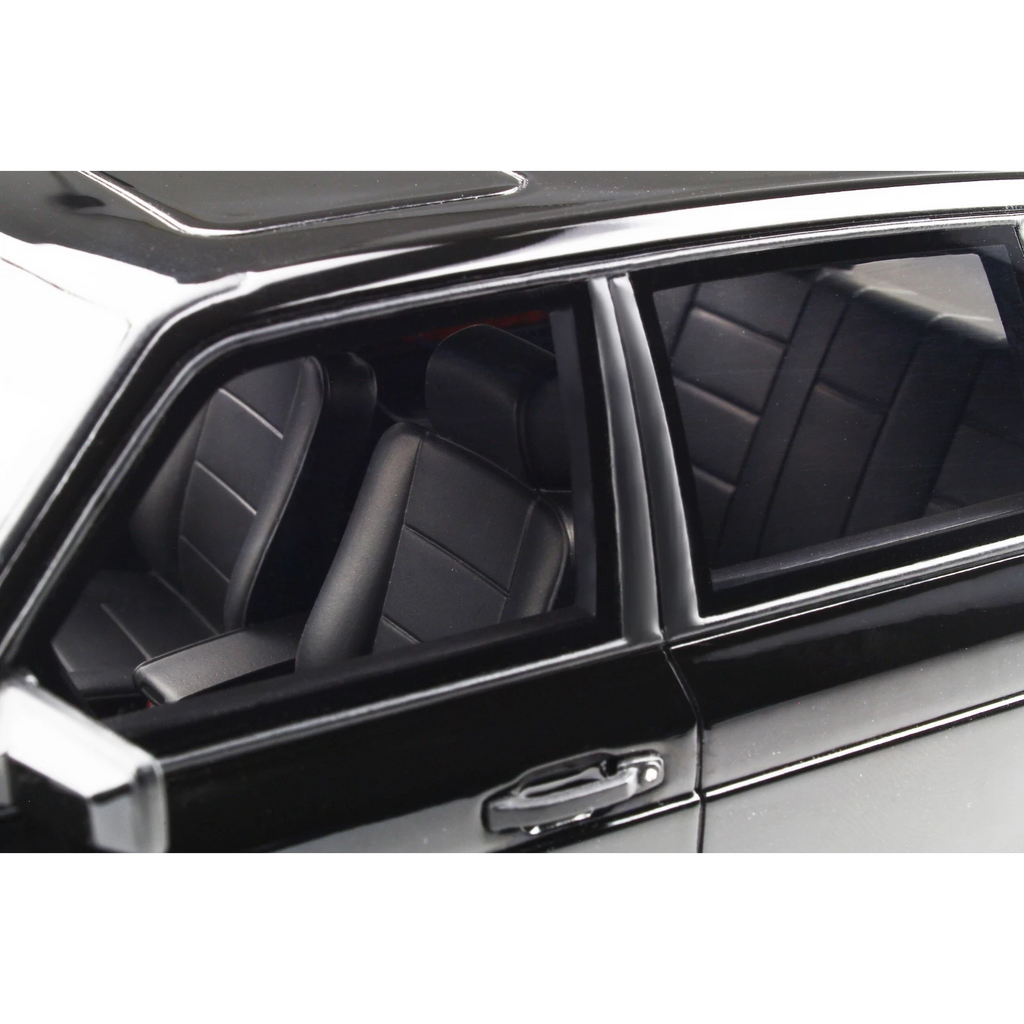 Mercedes-Benz 560 (W126) 6.0 SEL AMG Obsidian Black Metallic 1989 1/18