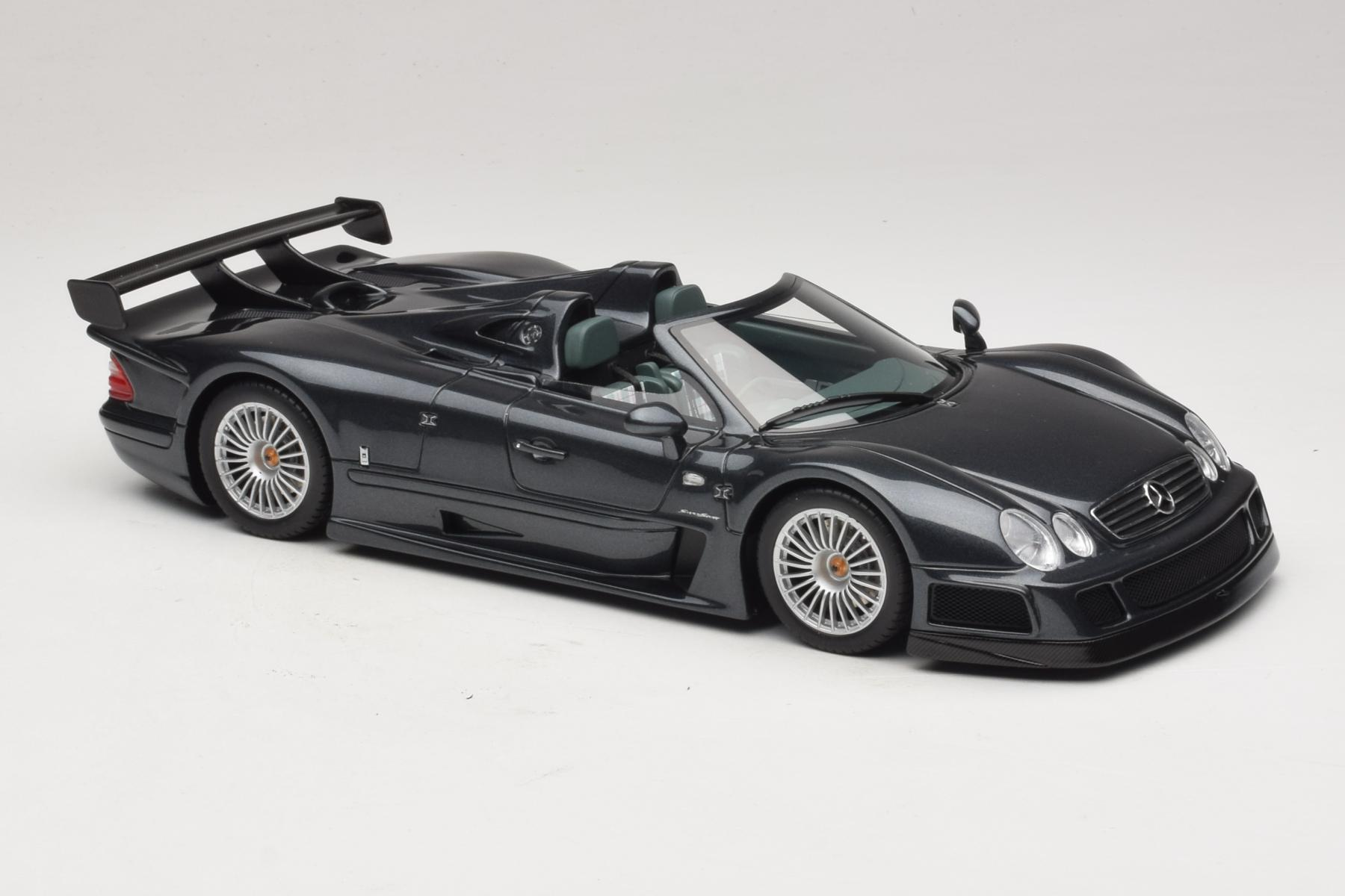 Mercedes CLK GTR Roadster Gray GT Spirit 1/18