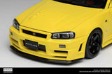 MotorHelix 1:18 Nissan Skyline GT-R (R34) Customized Version in Yellow