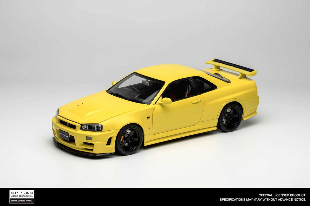 MotorHelix 1:18 Nissan Skyline GT-R (R34) Customized Version in Yellow