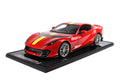 Ferrari 812 Competizione Yellow stripe Rosso Corsa 322 - yellow tire 1/12