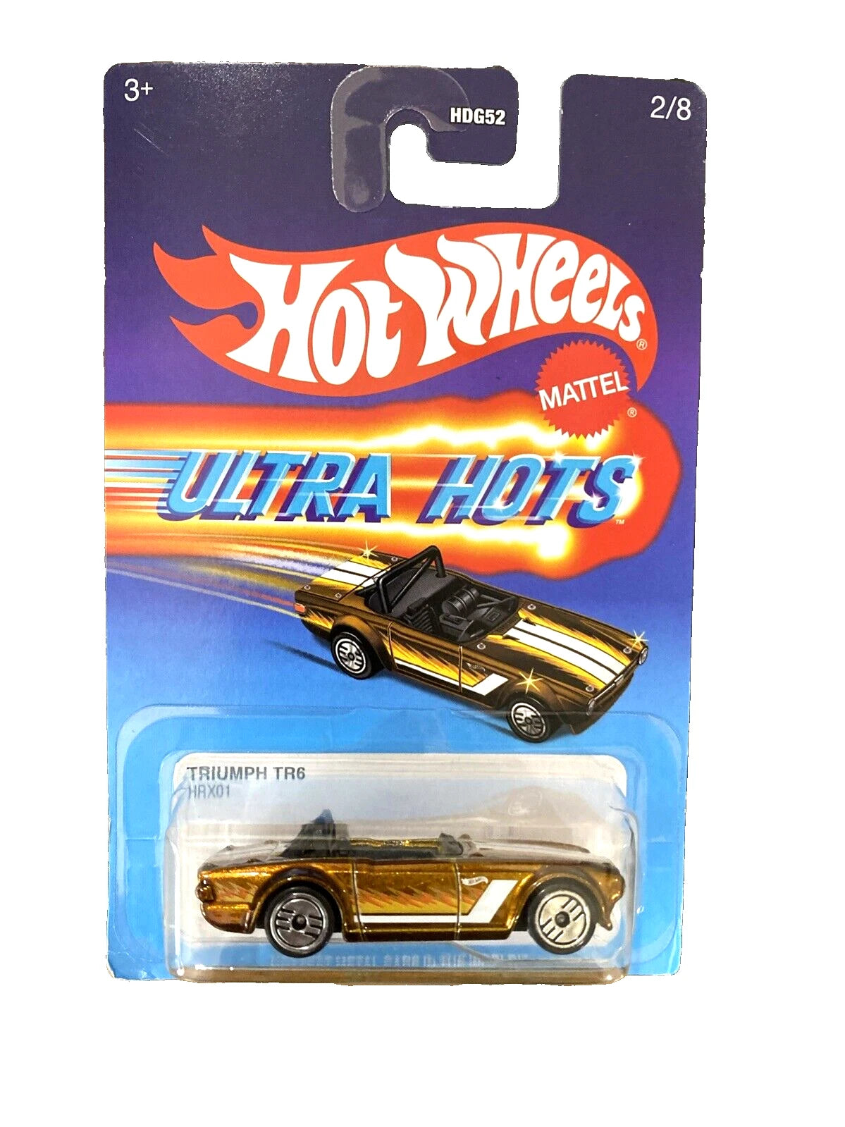 Ultra Hots Target Exclusive Triumph TR6 Gold Race Hot Wheels