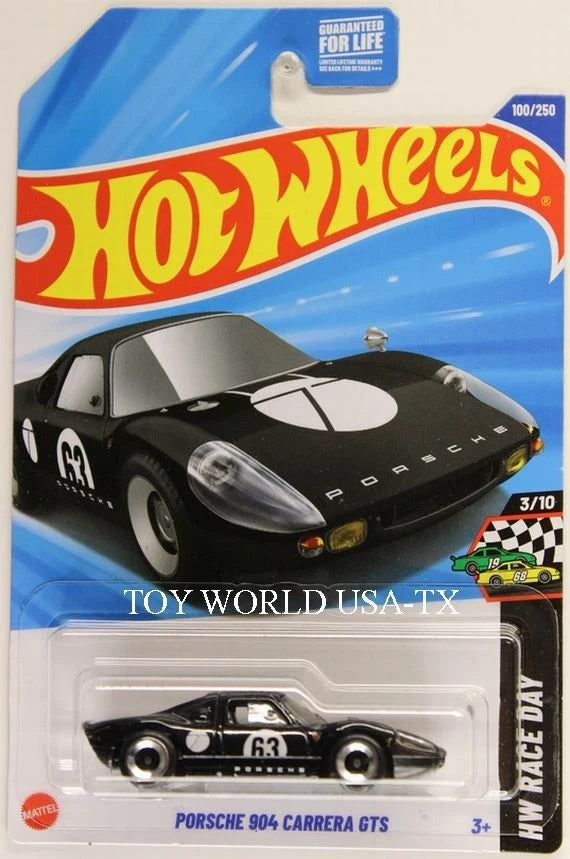 2025 Hot Wheels #100 HW Race Day Porsche 904 Carrera GTS black