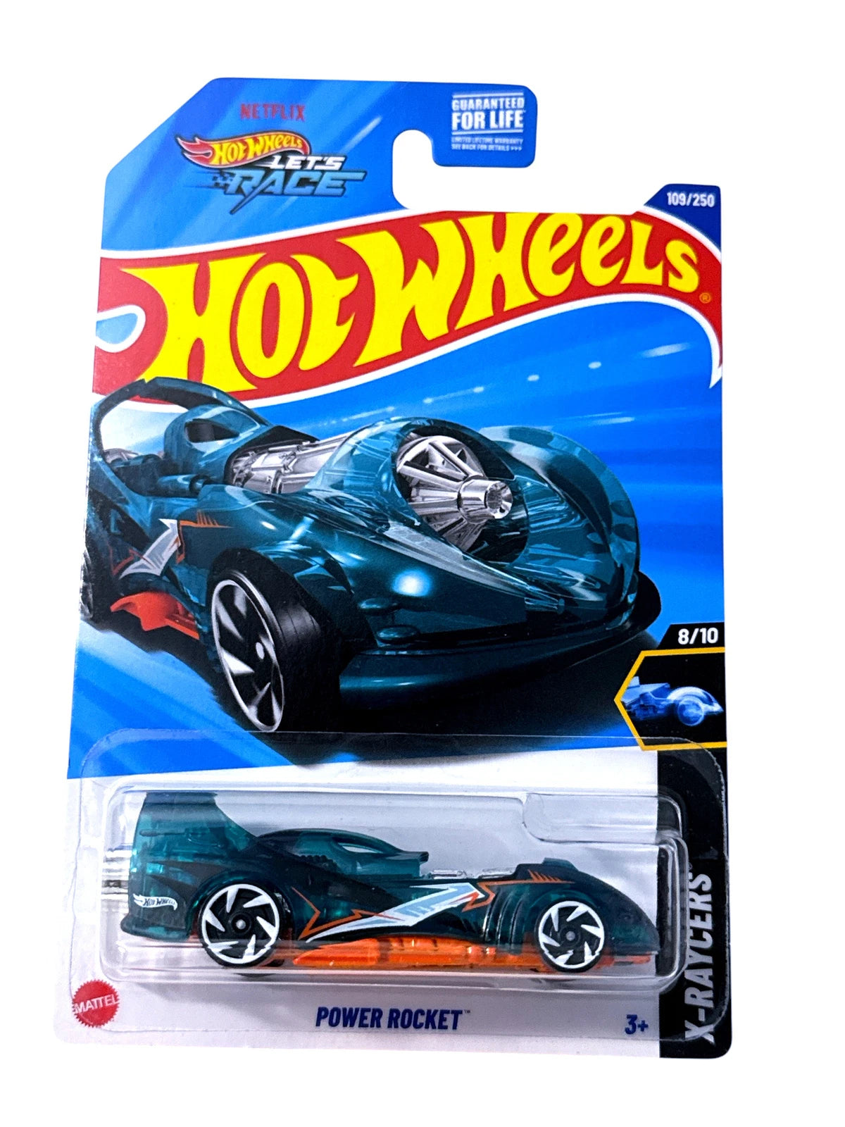 Green Power Rocket Hot Wheels  1/64