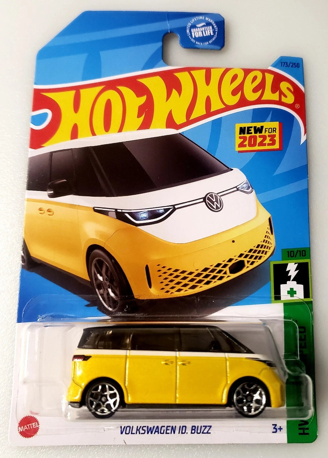 2023 Hot Wheels Volkswagen ID. Buzz Yellow HW Green Speed