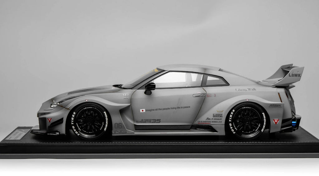 1/12 scale IVY model of the Nissan R35 GT-RR Gray Liberty walk Leather 30 pcs