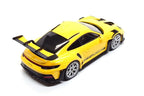 Minichamps 1:18 Porsche 911 GT3 RS (992) in Racing Yellow / Silver Wheels