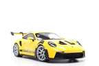 Minichamps 1:18 Porsche 911 GT3 RS (992) in Racing Yellow / Silver Wheels