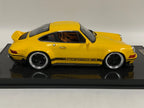 1/12 scale IVY model of the Porsche 911 Singer DLS Yellow on Carbon Base 40 pcs