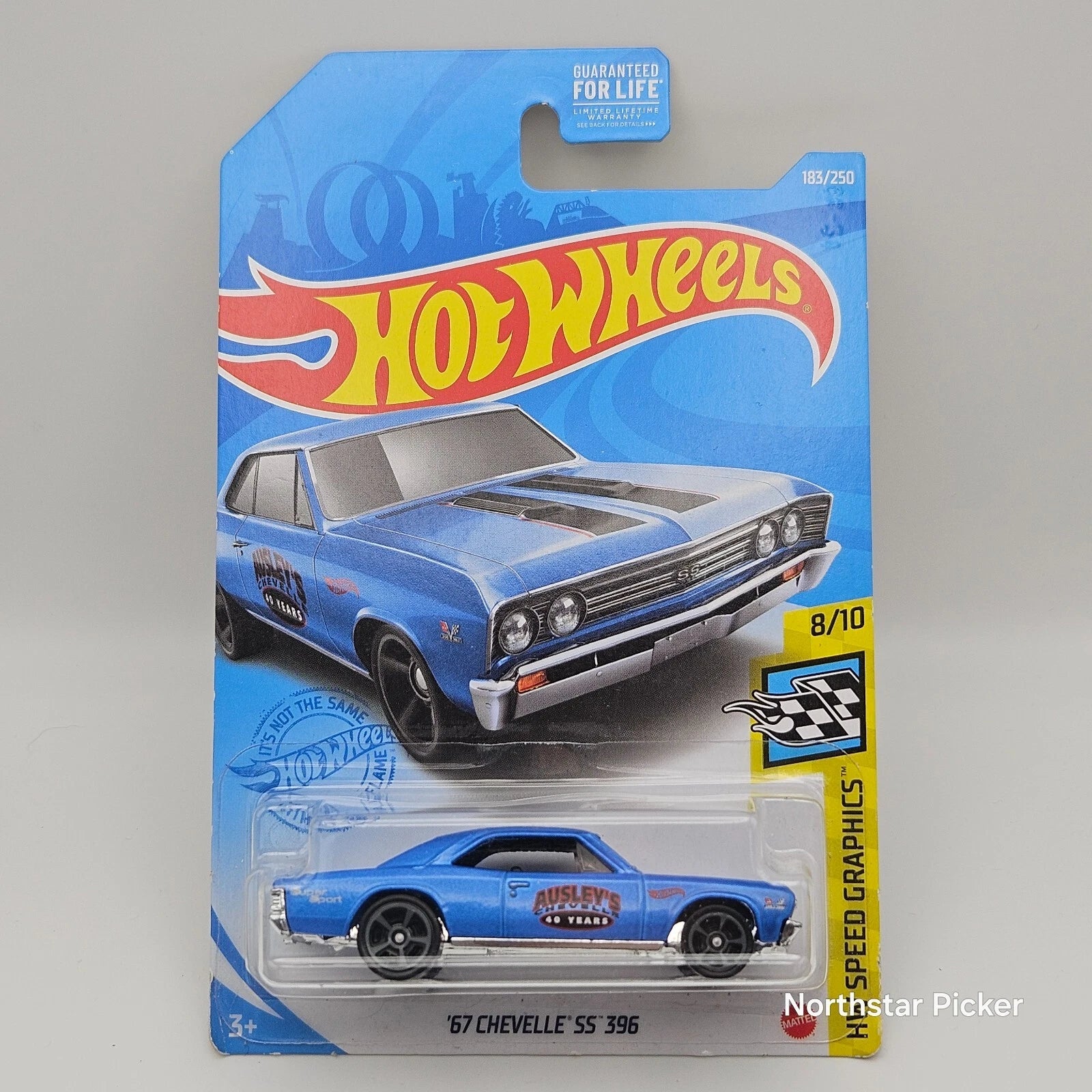 2021 Hot Wheels | '67 Chevelle SS 396 | Blue | HW Speed Graphics 8/10 | #183