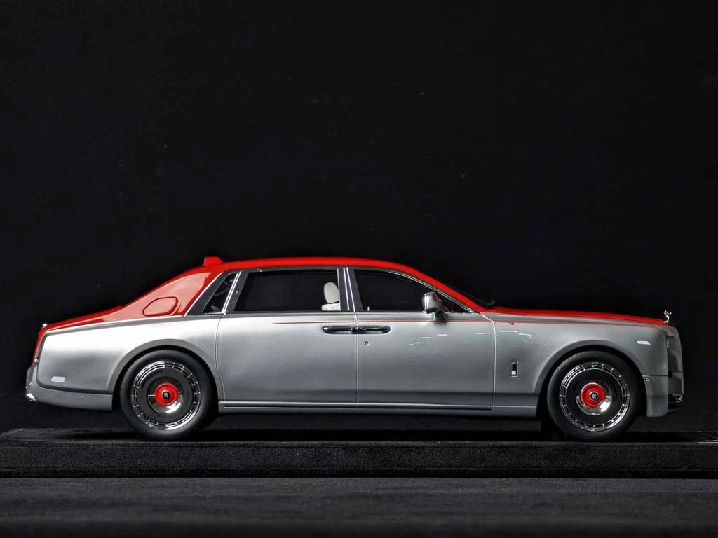 Rolls Royce Phantom Long Wheelbase Series II (Silver) [Henson&Heaven] 1/18 scale