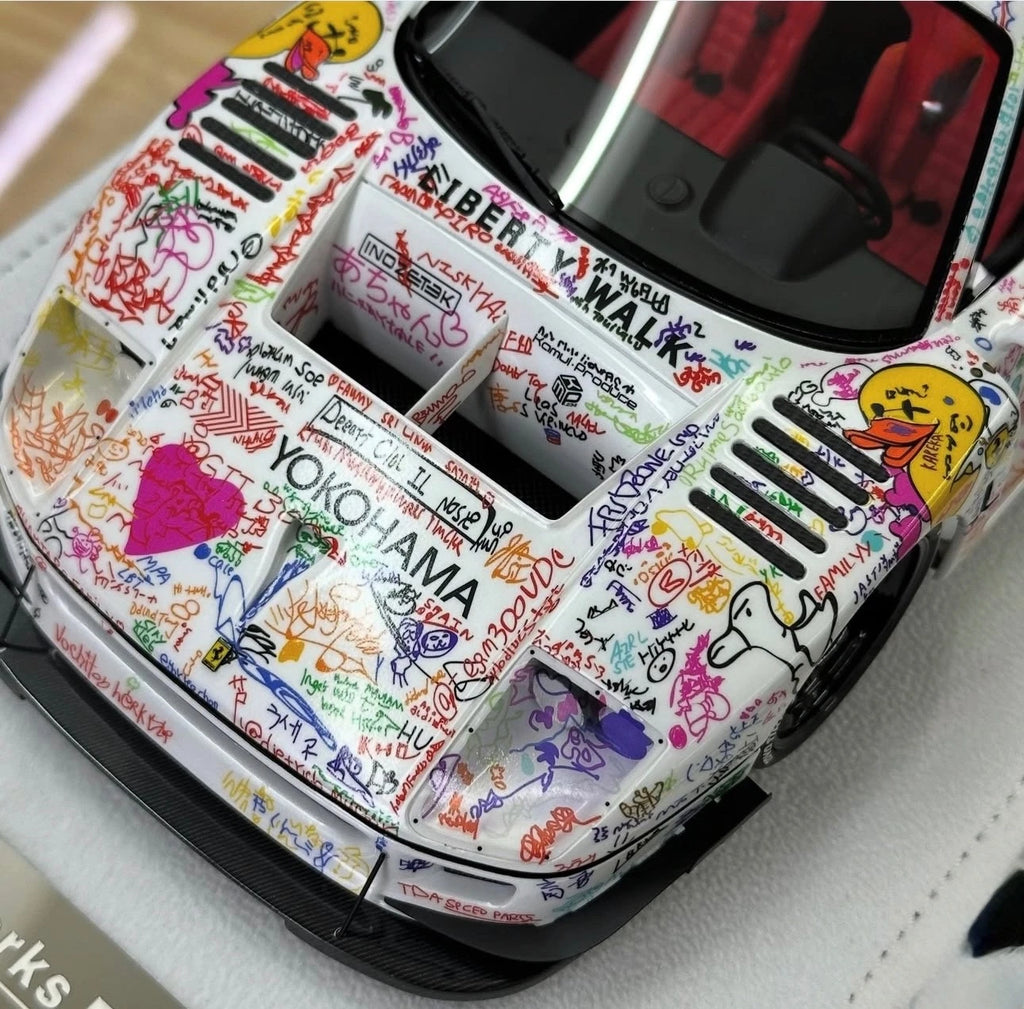 Ferrari F40 LBWK Liberty Walk LB-WORKS DPPF Champion White Rare BBA 1/18BBA 1/18