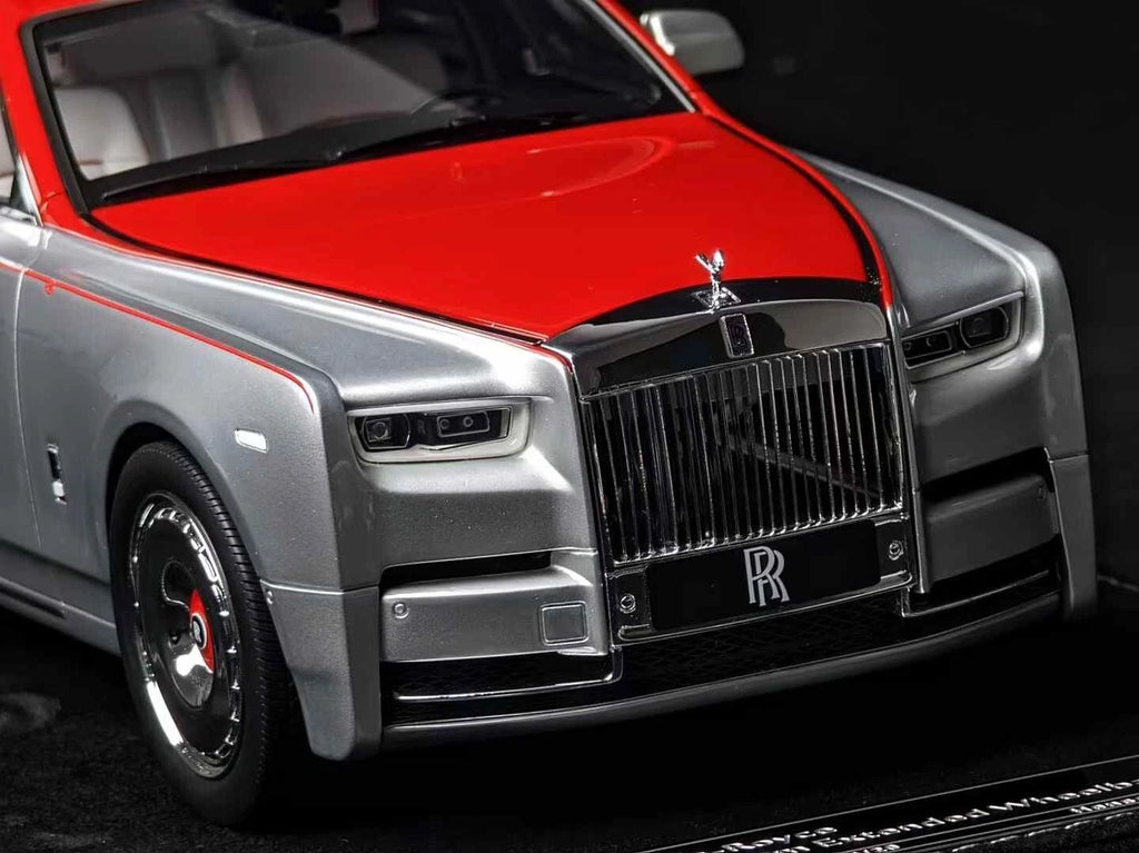 Rolls Royce Phantom Long Wheelbase Series II (Silver) [Henson&Heaven] 1/18 scale