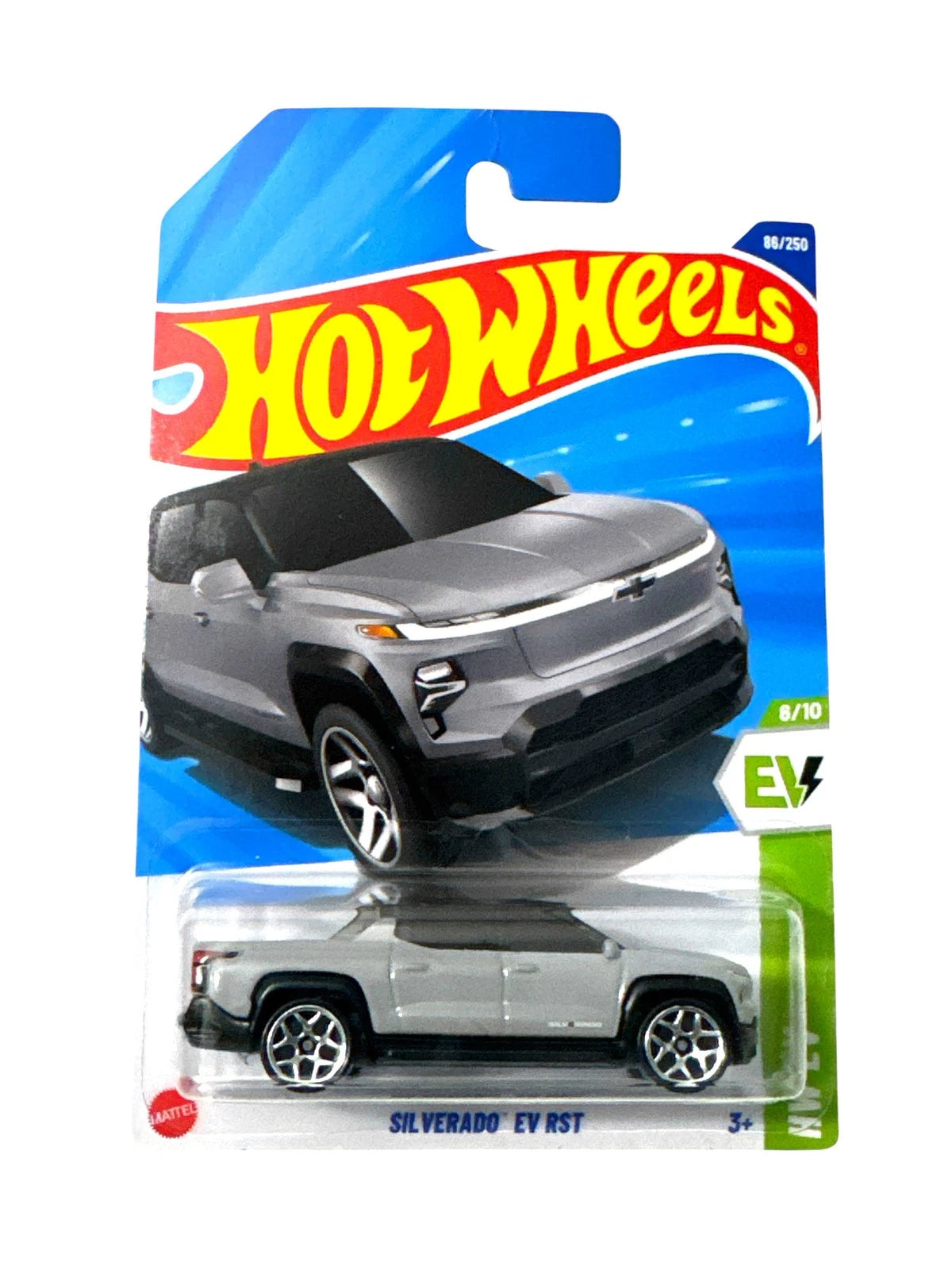 Silverado EV RST Gold Metallic 86/250 Hot Wheels 1/64