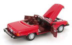 Mercedes Benz SL Class 450SL Cabriolet USA Version Red in 1/12 scale