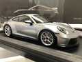 Minichamps, Porsche dealer edition, 1/18th scale, Resin model of the 911 GT3, in GT Silver. This is a limited edition and is No.522 of 911 produced.